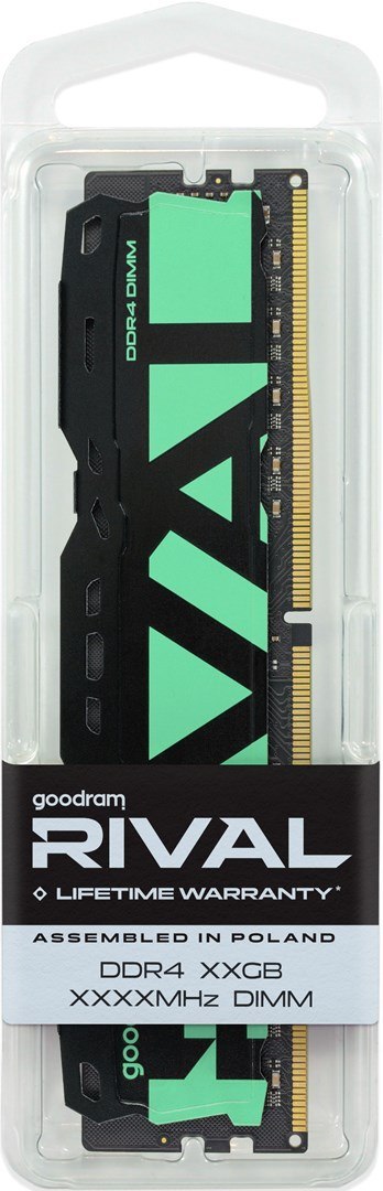 DDR4 8GB 3200MHz UDIMM goodram RIVAL Radiant Green