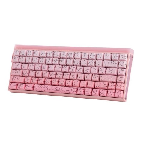 Klawiatura gasket HERO84 HE PINK+Gradient+Contour Dragon King switch RGB AULA