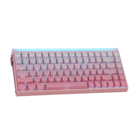 Klawiatura gasket HERO84 HE PINK+Gradient+Contour Dragon King switch RGB AULA