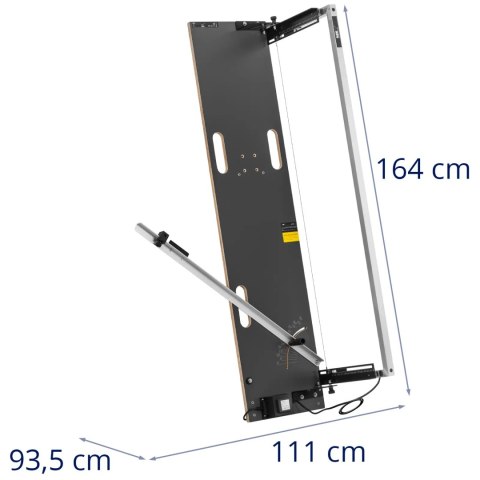 Maszyna do cięcia styropianu z nożem termicznym dł. 1350 mm gł. 350 mm 200 W - zestaw