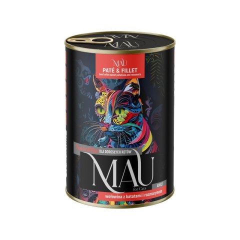 MAU P&F wołowina z batatami i rozmarynem - kar.dla kota 400g