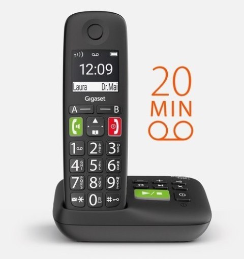 Telefon bezprzewodowy Gigaset E290A z sekretarką cyfrową