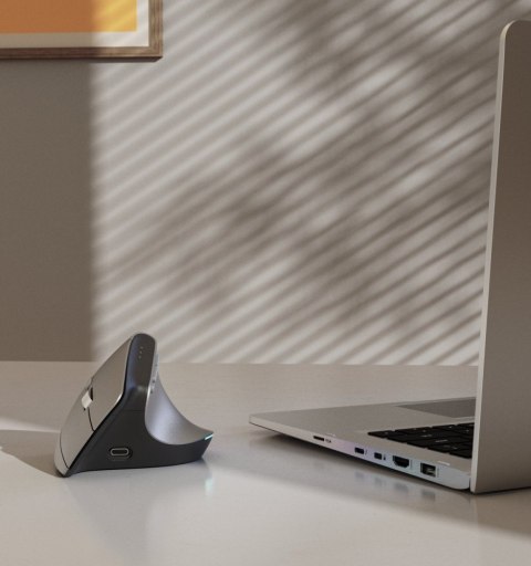 Mysz ergonomiczna multi device EWM-700 grafitowa