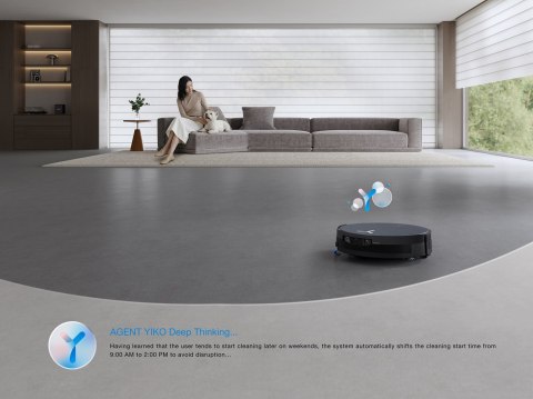 Robot sprzątający Ecovacs Deebot X12 OmniCyclone czarny