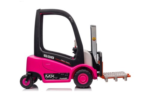 Wózek Widłowy Na Akumulator XMX638 Różowy LEAN CARS