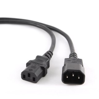 Kabel GEMBIRD PC-189 (C13 / IEC C13 / IEC 320 C13 - C14 ; 1,8m; kolor czarny)