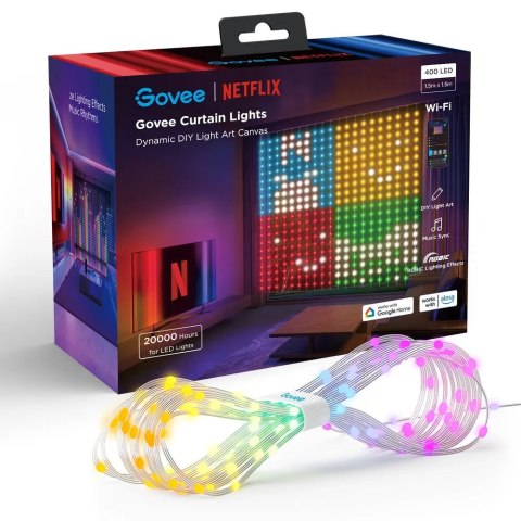 Govee Kurtyna świetlna Wi-Fi i Bluetooth (wersja Netflix Co-Branding) H70BC