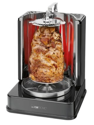 Grill elektryczny do kebabu Clatronic DVG 3686 (pionowy; 1400W; kolor czarny) (OUTLET)
