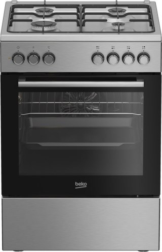 Kuchnia elektryczna BEKO FBE62130GXDN 60 cm | AeroPerfect | termoobieg | czyszczenie parą | inox