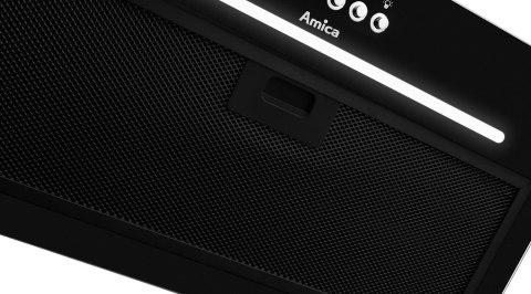 Okap do zabudowy AMICA OMP6255BG 60 cm | LED | czarny