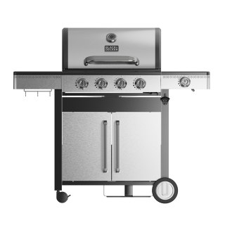 Grill gazowy Black+Decker BXOG16550E 4 palniki x 3.6 kW + 1 palnik 2.1 kW | pow.grilla 670 x 415 mm | 1330 x 1185 x 580 mm (OUTL