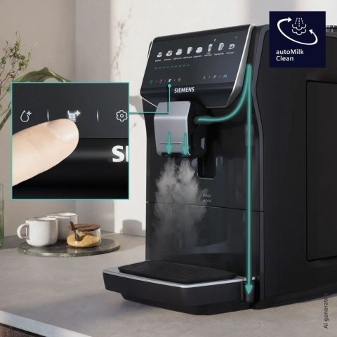 Ekspres ciśnieniowy Siemens EQ500 iAroma TP553E07 15bar | Piano black