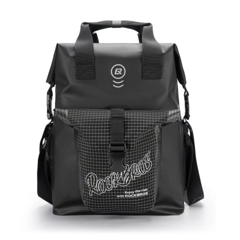 Torba rowerowa na kierownicę do roweru składanego Brompton 18 l - czarna