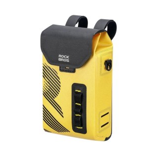 Torba rowerowa na kierownicę wodoodporna 1.3 l - żółta