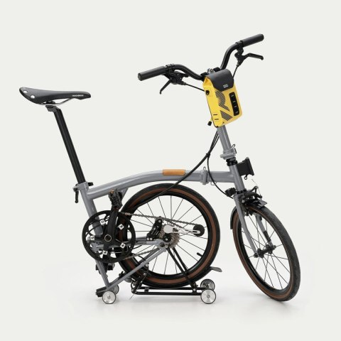 Torba rowerowa na kierownicę wodoodporna 1.3 l - żółta