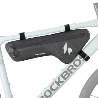 Torba rowerowa pod ramę wodoodporna 1.9 l - czarna