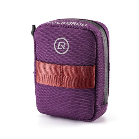 Torba rowerowa podsiodłowa 0.35 l - fioletowa