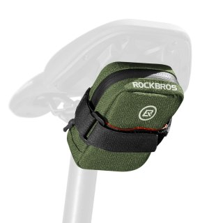 Torba rowerowa podsiodłowa 0.35 l - zielona