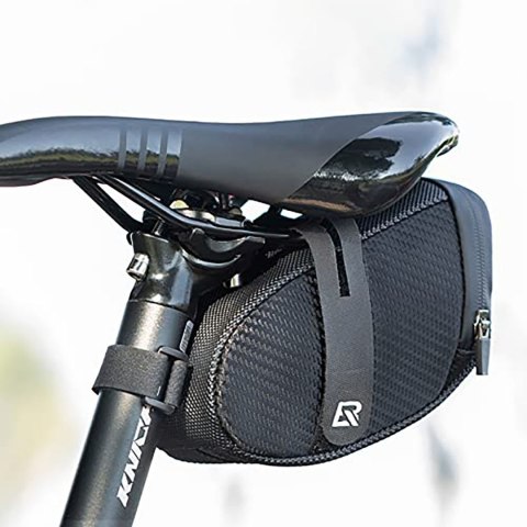 Torba rowerowa podsiodłowa 0.75 l - czarna