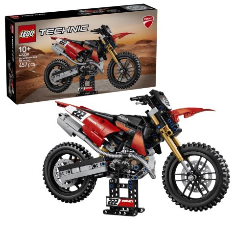 LEGO Technic 42238 - Motocykl Ducati Desmo450 MX Factory