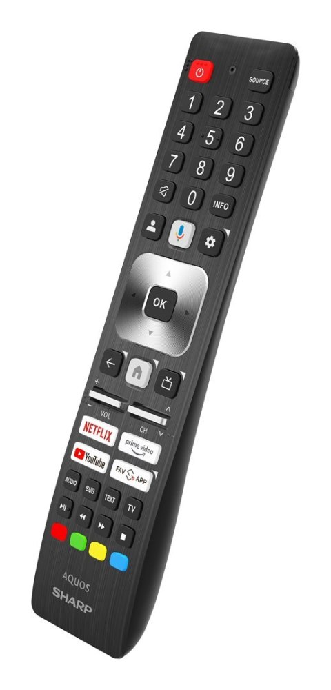 Telewizor SHARP 43HR7265E QLED 43" 4K Ultra HD Google TV Dolby Digital Plus DVB-T2 Czarny (OUTLET)