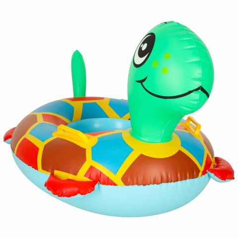 Kółko do pływania dla niemowląt koło pontonik dla dzieci dmuchany z siedziskiem materac żółw 15kg Kik Sp. z o. o. Sp. k.