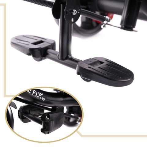 Rowerek trójkołowy Trike Fix Lite rower spacerówka 3w1 obracany 360 wolne koło granatowy Kik Sp. z o. o. Sp. k.