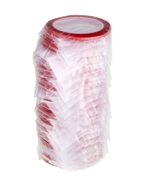 Taśma dwustronna samoprzylepna akrylowa montażowa transparentna mocna 6mm x 3m Kik Sp. z o. o. Sp. k.