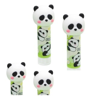 Klej W Sztyfcie Szkolny Biurowy Panda Zielony 3D LEAN