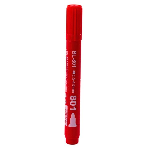 Marker Permanentny Wodoodporny Czerwony 2,5-4,5 mm LEAN