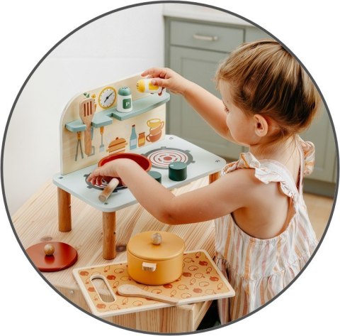 PROMIS MINI KUCHNIA DREWNIANA DLA DZIECI KD08