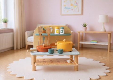PROMIS MINI KUCHNIA DREWNIANA DLA DZIECI KD08
