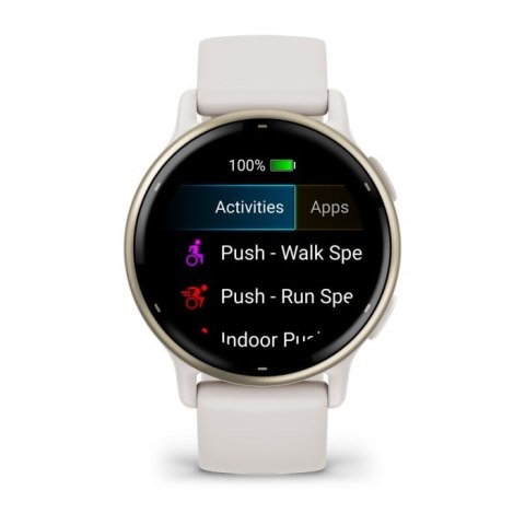 Zegarek sportowy Garmin Vivoactive 5 AMOLED 42mm Ivory