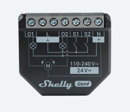 Inteligentny dwukanałowy przekaźnik WiFi Shelly 2PM Gen4 z pomiarem energii