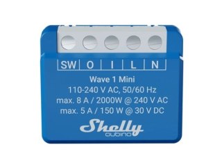 Inteligentny jednokanałowy przekaźnik Z-Wave Shelly Qubino Wave 1 Mini LR
