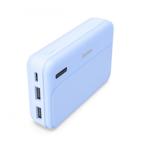 Power pack 10000 mAh 2xUSB-A niebieski