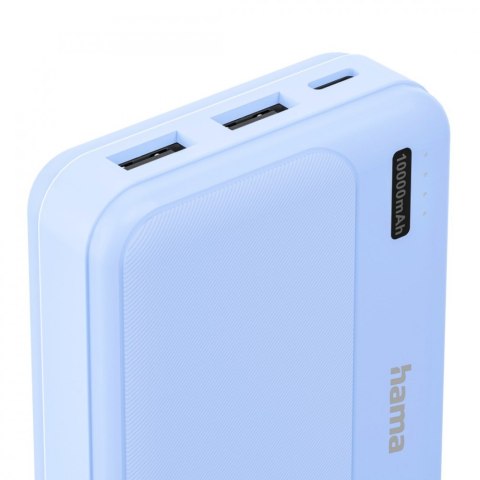 Power pack 10000 mAh 2xUSB-A niebieski