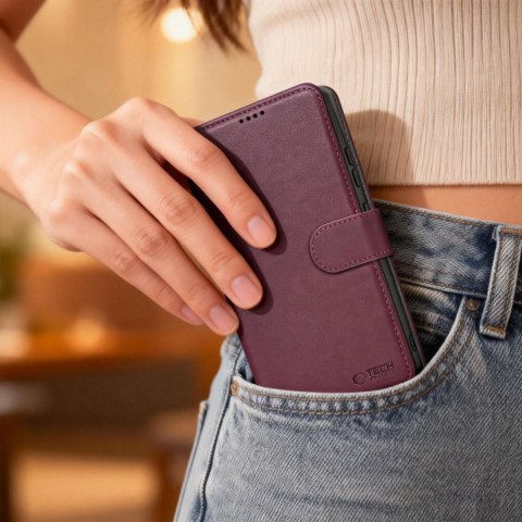 Etui futerał na Samsung Galaxy S26 Wallet - bordowy