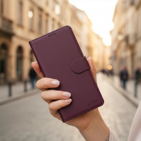 Etui futerał na Samsung Galaxy S26 Wallet - bordowy