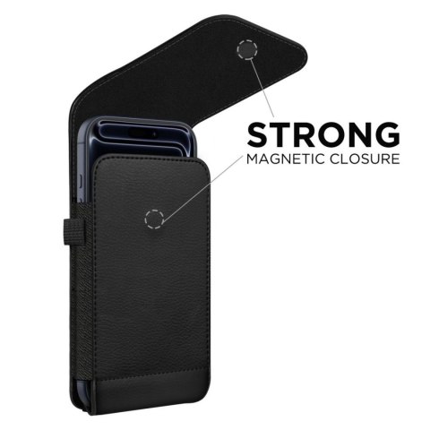Etui kabura do paska dla smartfonów 5.8-6.8'' - czarna