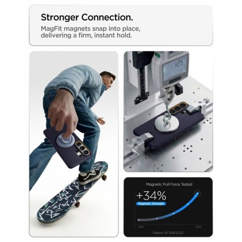 Etui pokrowiec na Samsung Galaxy S26 Ultra Nano Pop Mag MagSafe - niebieski