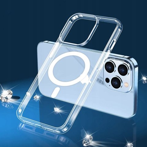 Etui pokrowiec na iPhone 13 MagMat MagSafe - przezroczysty