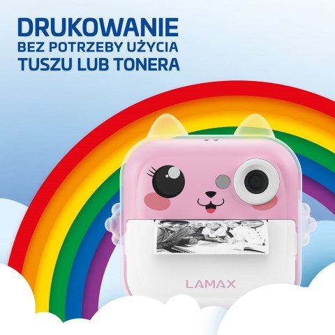 Aparat fotograficzny dla dzieci LAMAX InstaKid2 Plus, pink