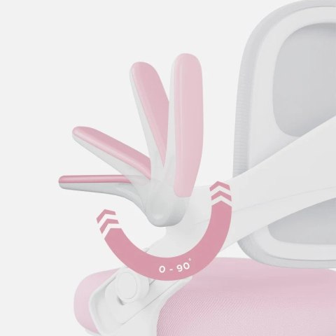 Fotel obrotowy Junior 4.3 Pink-Grey