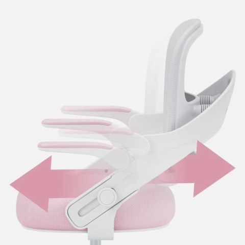 Fotel obrotowy Junior 4.3 Pink-Grey
