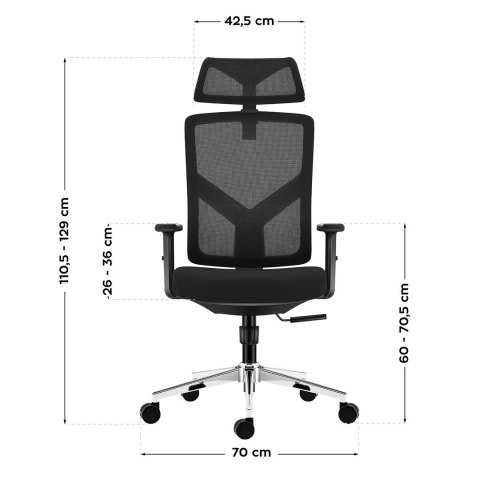 Fotel obrotowy Manager 3.3 Black