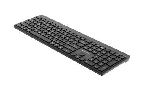 GEMBIRD BEZPRZEWODOWY ZESTAW KLAWIATURY + MYSZ SLIM PRO BUSINESS, DUAL MODE: 2,4 GHZ + BT, UKŁAD RU, KOLOR CZARNY