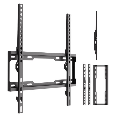 MACLEAN UCHWYT WIESZAK DO TV 32-75'' UCHWYT / WIESZAK DO TV MACLEAN, MAX VESA 400X400, 32-75", DO 45KG, CZARNY, REG. POCHYŁU