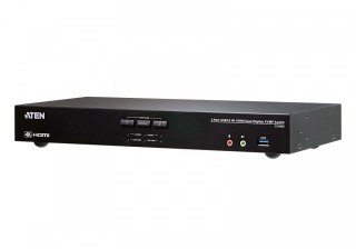Przełącznik KVMP 2-Port USB3.0 4K HDMI Dual Display