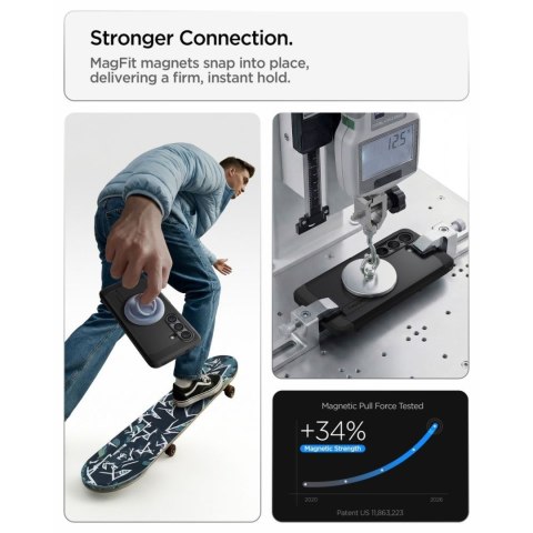 Etui pokrowiec case na Samsung Galaxy S26+ Tough Armor Mag MagSafe - czarny